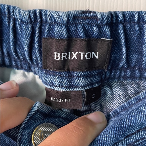 Brixton Blue Baggy Fit Jeans - Picture 2 of 5